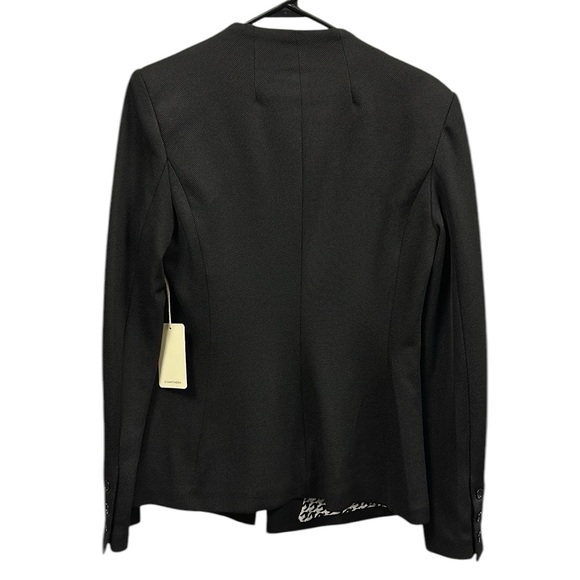 41 Hawthorn Black Tailored Blazer with Notched Lapels - Picture 4 of 11